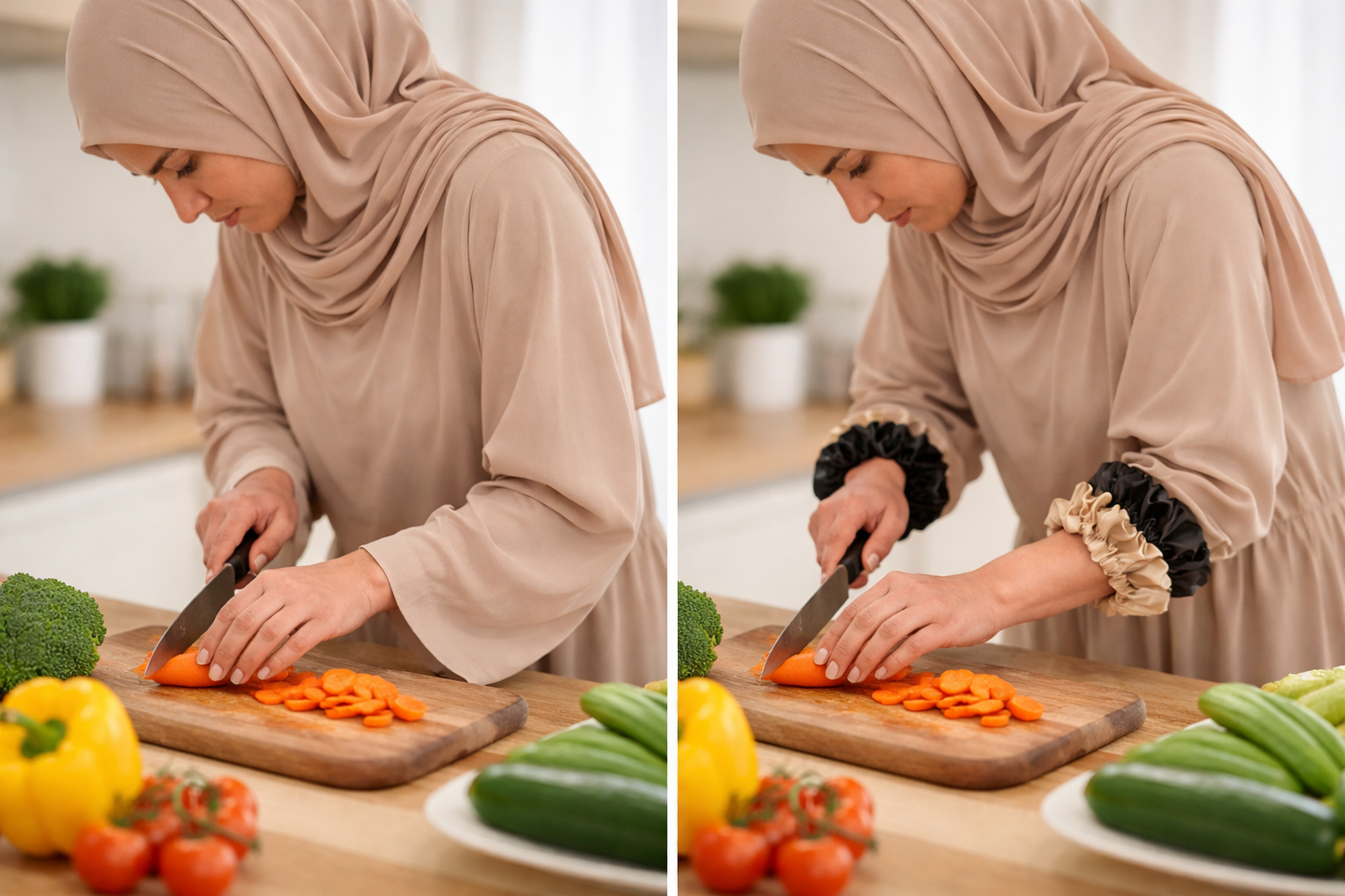 Fini les manches mouillées 💧 Bracelet anti-eau élégant et pratique
