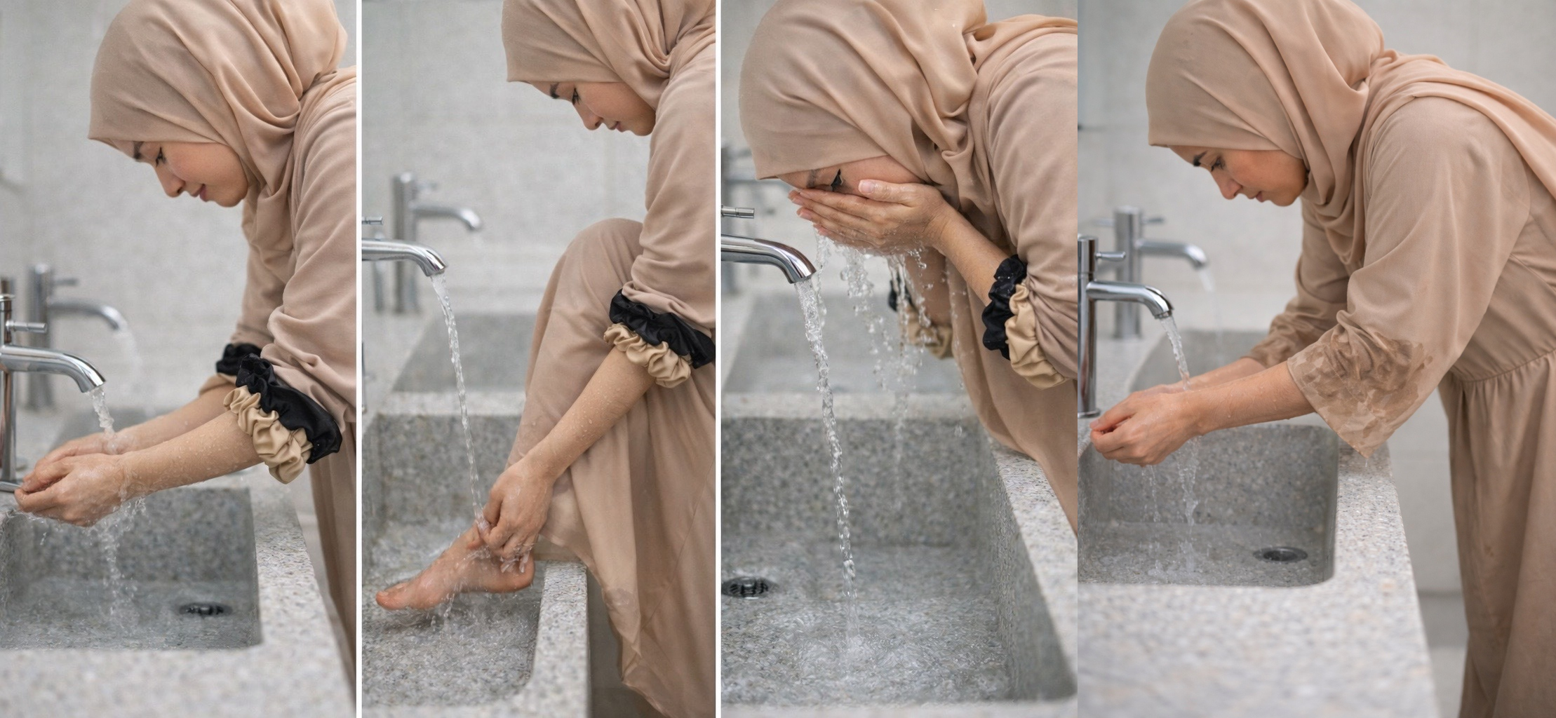 Fini les manches mouillées 💧 Bracelet anti-eau élégant et pratique